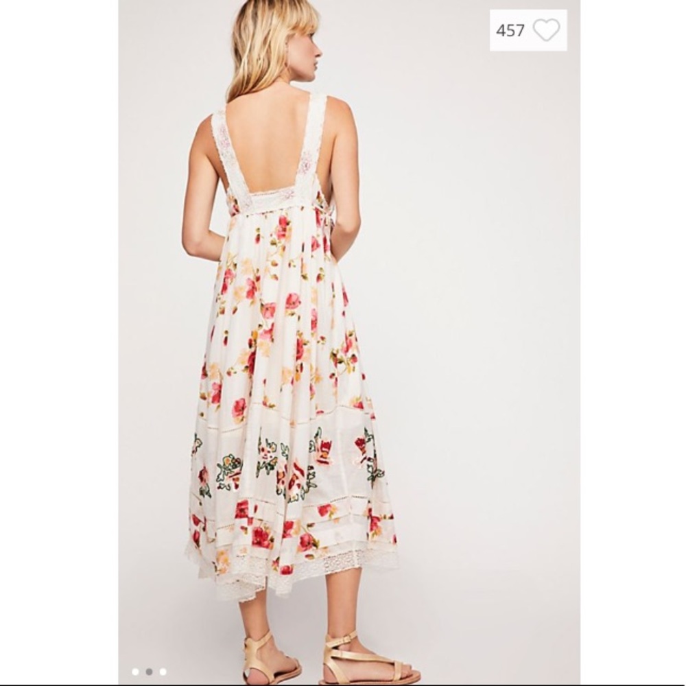 Free People Floral Bird Maxi Dress - Picture 2 of 8